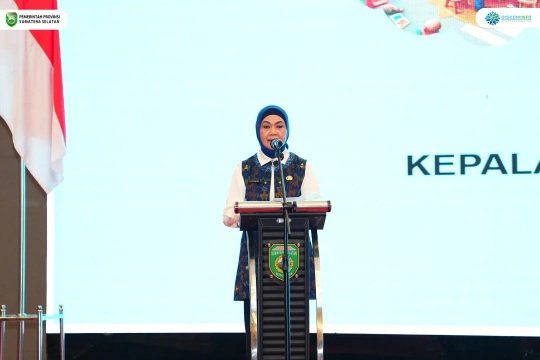 Kepala Dinas Perpustakaan (Dispustaka) Provinsi Sumsel, Fitriana, S.Sos., M.Si