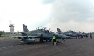 Landing di Lanud SMH, 9 Pesawat Tempur TNI AU akan Bom Tanjung Pandan