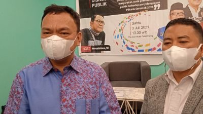 Diskusi Pemimpin Ideal Palembang, Syaiful Fadli dan Joncik Saling Puji