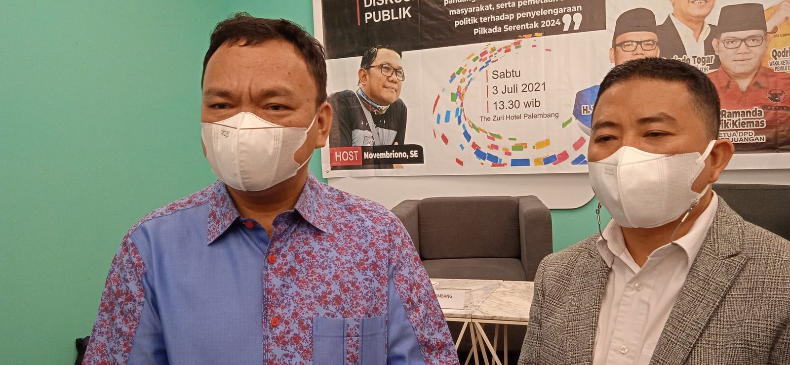 Mgs Syaiful Fadli (kanan) dan Joncik Muhammad (kiri)