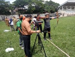 Ketua Perpani Tinjau Latihan Atlit Porprov