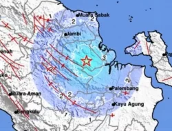 Gempa Berkekuatan Magnitudo 4,7 Guncang Musi Banyuasin