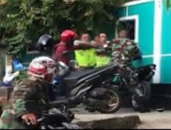 Pasal Ditilang, TNI dan Polri Adu Jotos