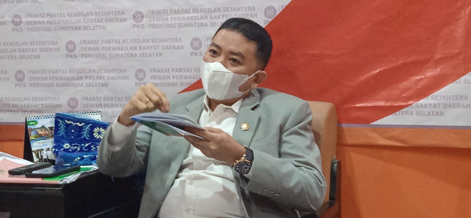 Wakil Ketua Komisi V, DPRD Sumsel, Syaiful Padli 