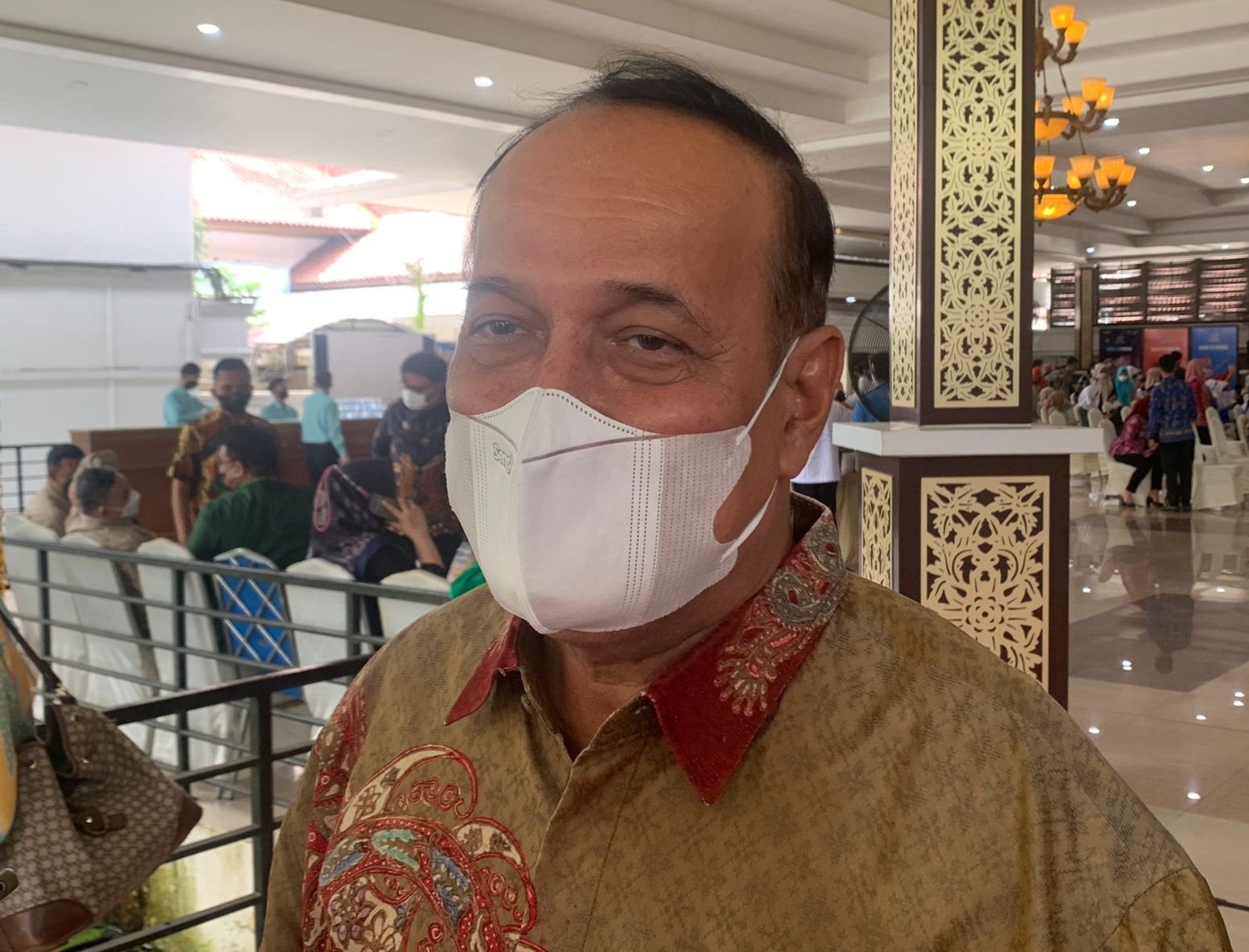 Rektor Universitas Sriwijaya Palembang Prof Dr Ir H Anis Saggaf