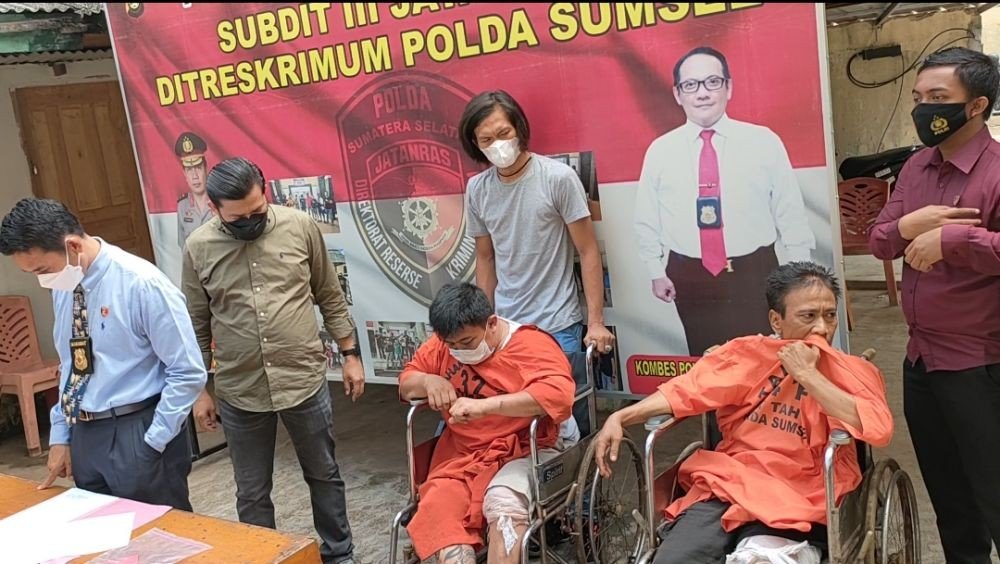 Kawanan orang tersangka komplotan bandit pecah kaca mobil yang kerap beraksi di Jalan Lintas Sumatra