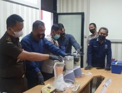 773,226 Gram Sabu Dimusnahkan Dalam Blender