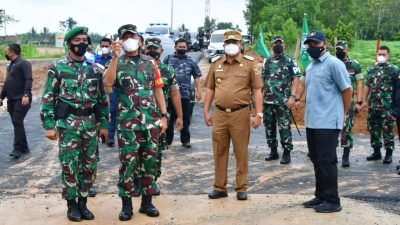 Pangdam II Sriwijaya Tinjau Titik Kunker Presiden Jokowi ke Lampung