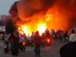 Lagi, Gudang Minyak Ilegal di Ogan Ilir Terbakar