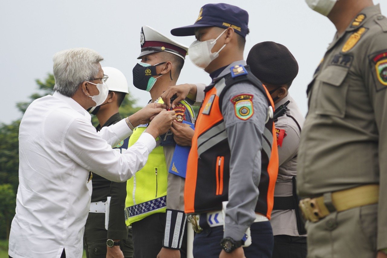 Wagub Mawardi Yahya Pimpin Apel Gelar Pasukan Operasi Lilin 2021
