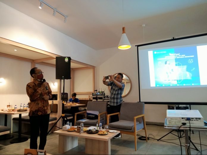 BI sosialisasi BI-FAST kepada media di cafe OKi Bendo, Selasa (25/1/2022).