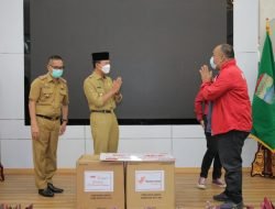 Pemkot Palembang Terima Donasi 15 Ribu Masker