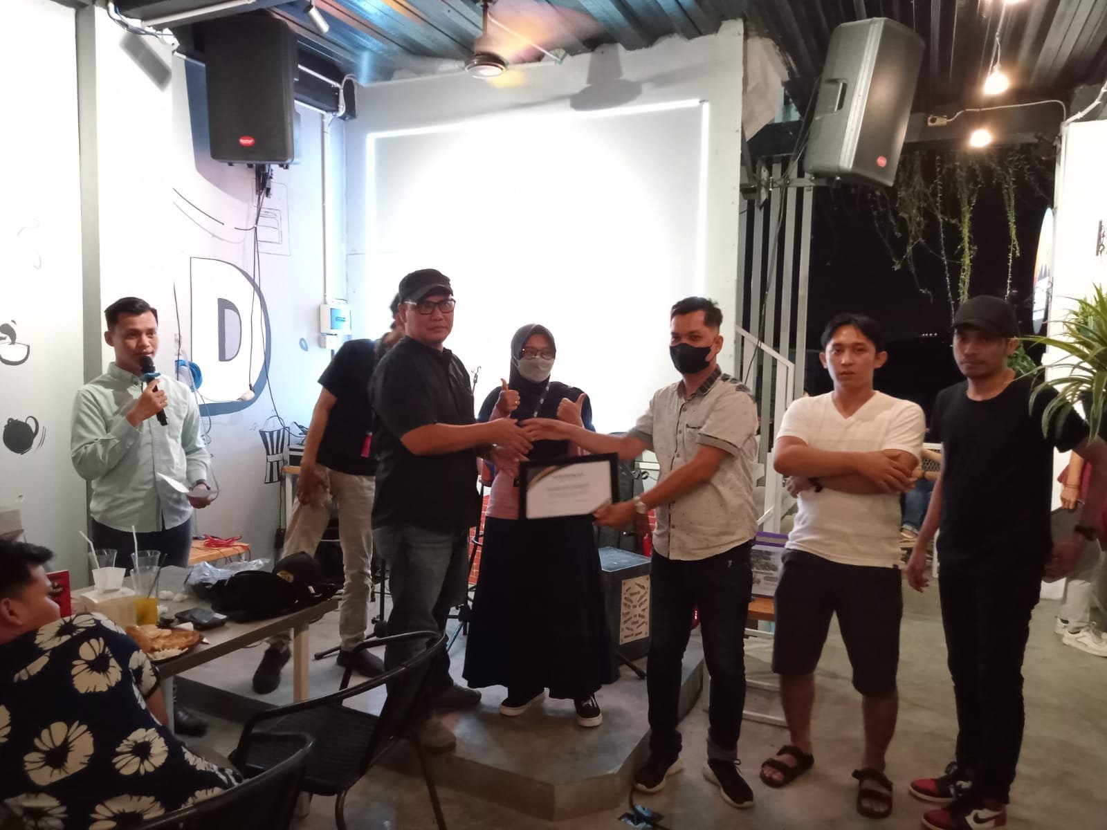 Beberapa MC Ternama di Kota Palembang Turut Bantu Kegiatan Ngamen Amal