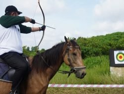 Kejurnas Horseback Archery Sumsel Disupport Ikut Championship 2022