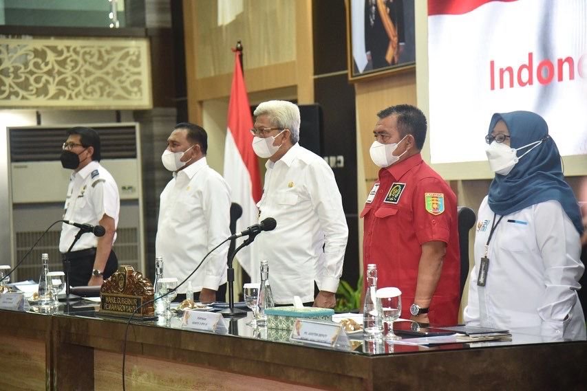 Wakil Gubernur Sumatera Selatan (Sumsel) H. Mawardi Yahya menerima kunjungan kerja Pimpinan dan Anggota Komite II DPD RI.