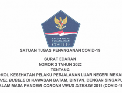 Satgas Covid-19 Terbitkan SE Travel Bubbel