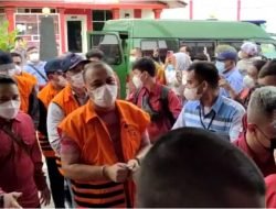 Sepuluh Anggota DPRD Muara Enim Dipindah ke Rutan Pakjo