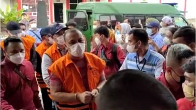 Sepuluh Anggota DPRD Muara Enim Dipindah ke Rutan Pakjo