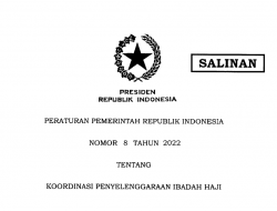 Presiden Jokowi Teken PP Koordinasi Ibadah Haji