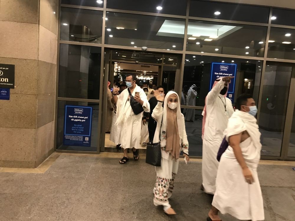 Jemaah Umrah yang kembali melaksanakan Umrah Perdana di Makkah dalam Pandemik COVID-19 (Dok. KJRI Jeddah/Fauzy Chusny)