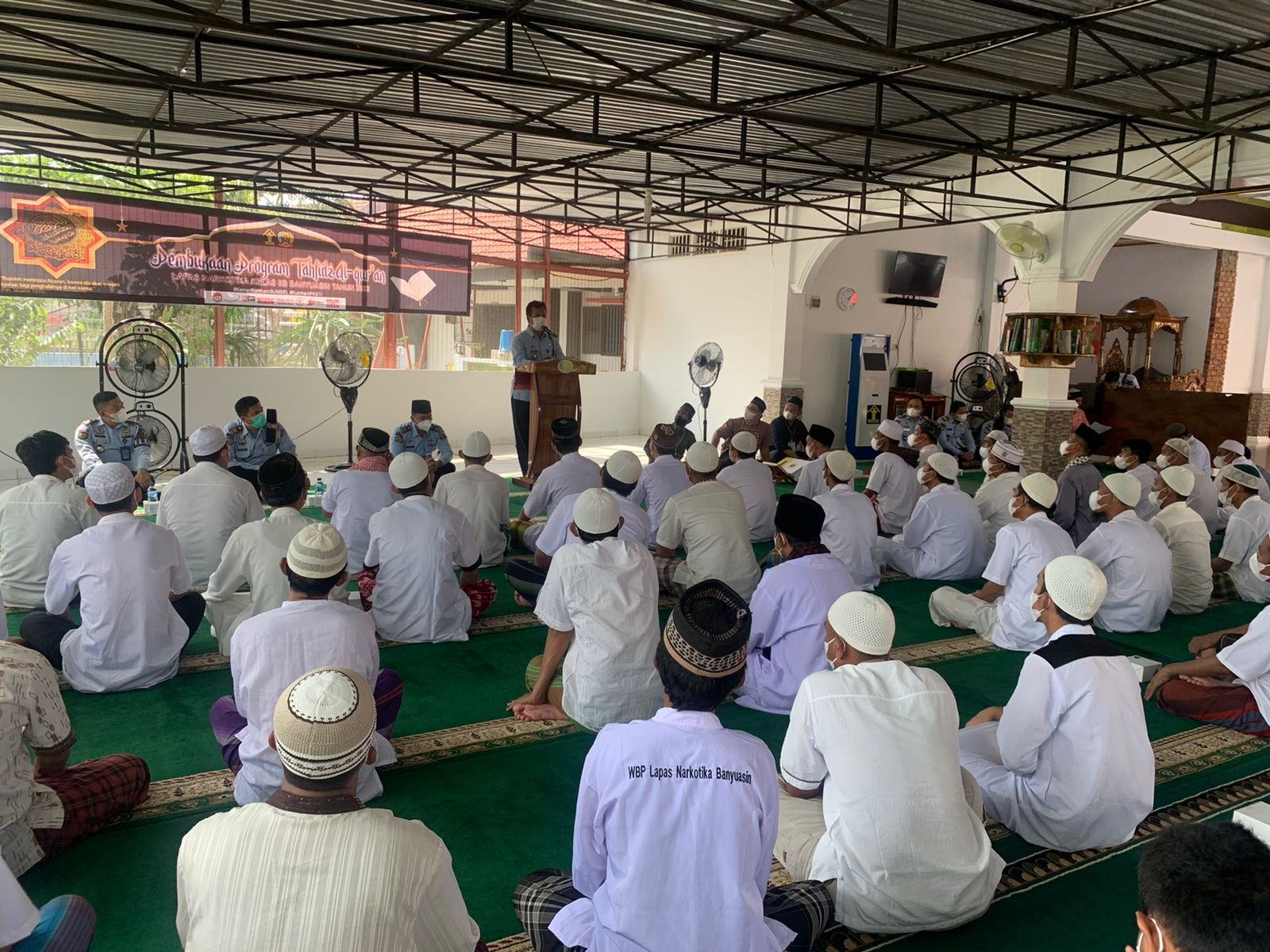 Warga binaan Lapas Narkotika Kelas II Banyuasin