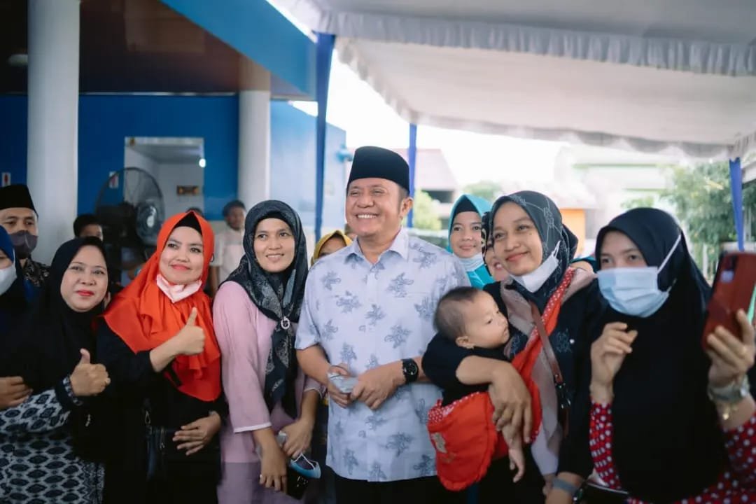 Herman Deru ketika Safari Jum'at di Masjid Al Fatihah Komplek Puri Sejahtera 9 Talang Jambe Palembang, Jum'at (11/3/2022). 