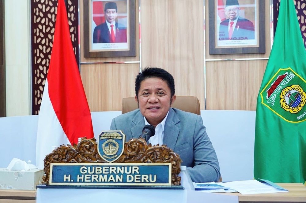 Gubernur Sumatera Selatan (Sumsel) H. Herman Deru