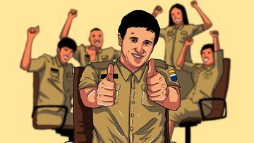 Foto: Infografis/ Dear Tenaga Honorer, Kalian akan Diangkat Jadi PNS
