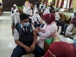 Realisasi Vaksinasi Pelajar di Sumsel Mencapai 82 persen