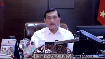 Foto: Keterangan Pers Menteri terkait Hasil Ratas PPKM, Jakarta, (21/2/2022) (Tangkapan layar Youtube Sekpres RI)
