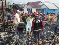 ACT Sumsel Salurkan Bantuan Korban Kebakaran Desa Sungsang