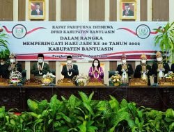 Deru: HUT ke 20 Jadi Wahana Introspeksi Capaian Kabupaten Banyuasin