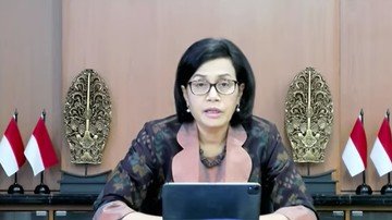 Foto: Menteri Keuangan Sri Mulyani Memberikan Keterangan Pers Mengenai Hasil Rapat Berkala KSSK II Tahun 2022 (Tangkapan Layar Youtube Kemenkeu RI)