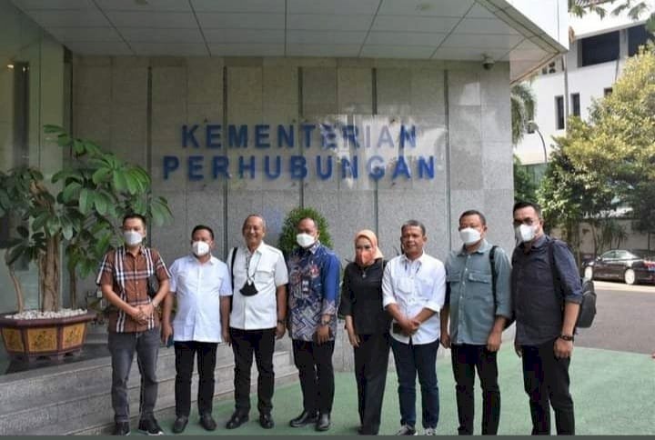 Kunjungan Komisi IV DPRD Provinsi Sumatera Selatan (Sumsel) pekan ke Kementrian Perhubungan terkait dorongan DPRD Sumsel realisasi pelabuhan Tanjung Carat, Banyuasin