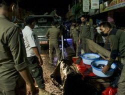 Puluhan Barang PKL di Pasar 16 Ilir Diamankan Satpol PP