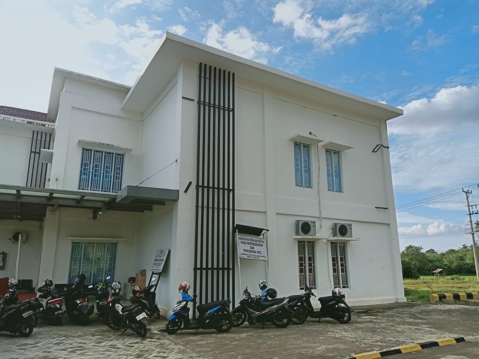 Gedung Disdukcapil PALI telah selesai di bangun dan di tempati