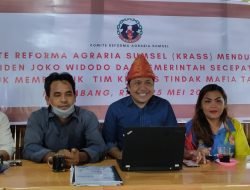 Krass Minta Jokowi Libatkan Serikat Tani Gabung Dalam Satgas Mafia Tanah