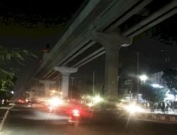 Kabel Lampu Jalan di Bawah Jalur LRT Sumsel Banyak Dicuri