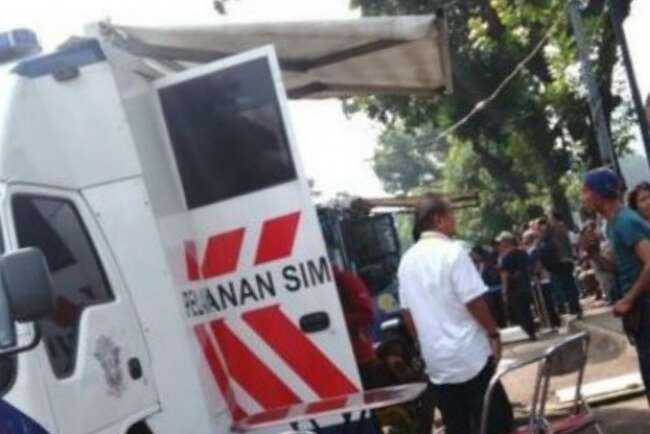 Pelayanan SIM Keliling Ditlantas Polda Metro Jaya-ist-net