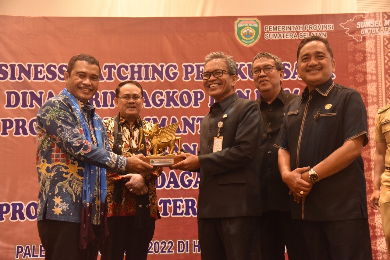 Pemprov Sumsel dan Pemprov Kalimantan Timur (Kaltim) menggelar business matching, di Ballroom Hotel Excelton, Kamis (2/5).