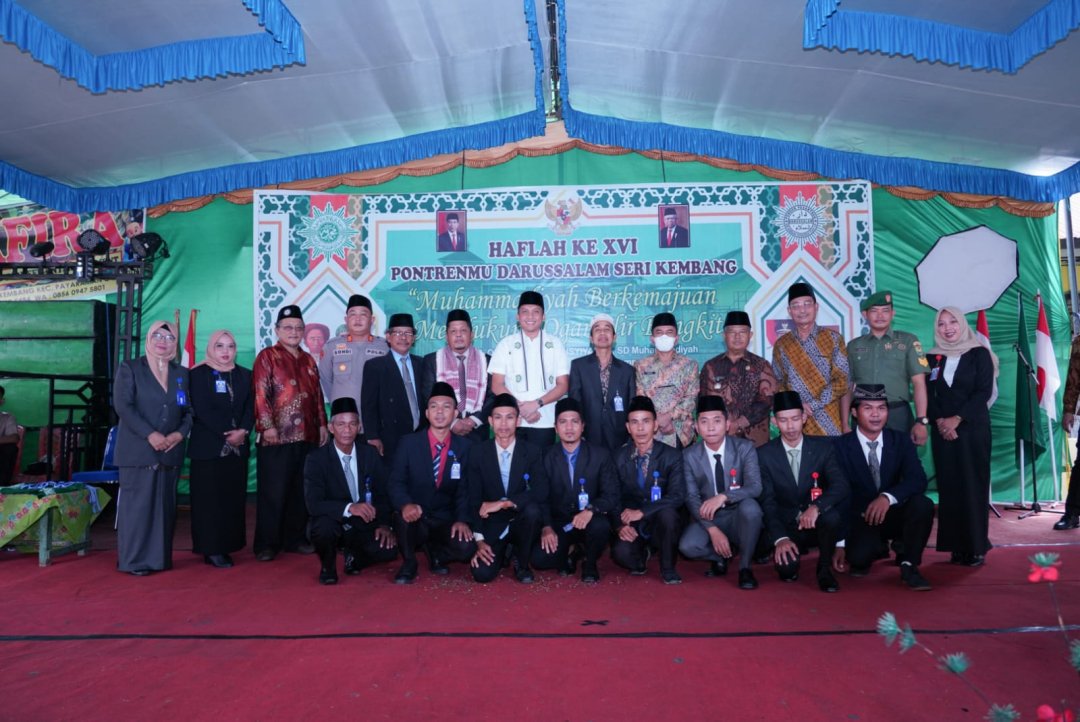 Bupati Ogan Ilir Hadiri Haflah ke XVI PontrenMU Darussalam Seri Kembang