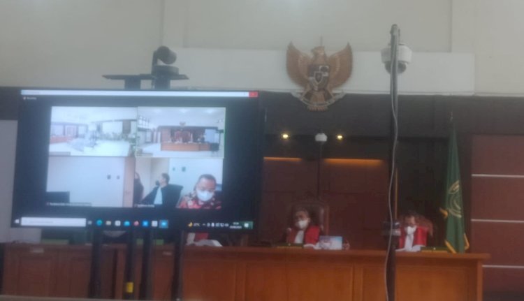 Sidang lanjutan kasus koropsi fee proyek di Dinas PUPR Muba dengan agenda pembacaan pledoi