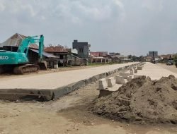 Proyek Pengaspalan Jalan Penghubung Jembatan Musi 6 Terhenti