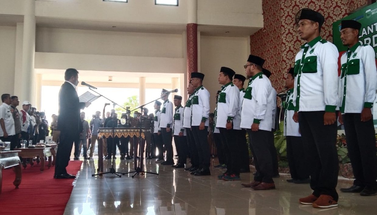 Gubernur Sumsel, Herman Deru, melantik Ketua Pordasi Kabupaten Ogan Ilir, AW Noviadi, di Pendopoan Rumah Dinas Bupati Ogan Ilir
