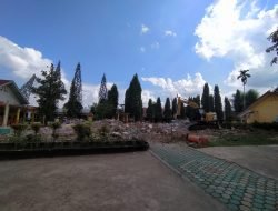 Sebagian Gedung SMPN 1 Banyuasin III Dipugar