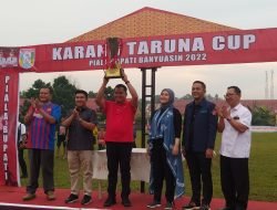 Turnamen Karang Taruna Cup Piala Bupati Banyuasin Sukses