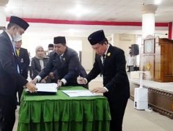 Paripurna IX DPRD Ogan Ilir Tahun Sidang 2022 Pengesahan LPJ APBD Jadi Perda