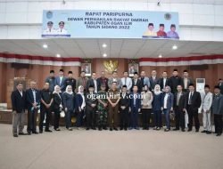 Ketua DPRD H Suharto HS Pimpin Rapat Paripurna Penyampaian Rancangan Perda Pertanggungjawaban Pelaksanaan Perda Tahun 2021