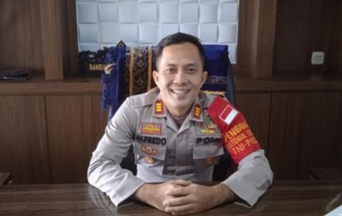 AKP Alfredo Hidayat selaku Kapolsek kertapati