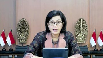 Foto: Menteri Keuangan Sri Mulyani Memberikan Keterangan Pers Mengenai Hasil Rapat Berkala KSSK II Tahun 2022 (Tangkapan Layar Youtube Kemenkeu RI)